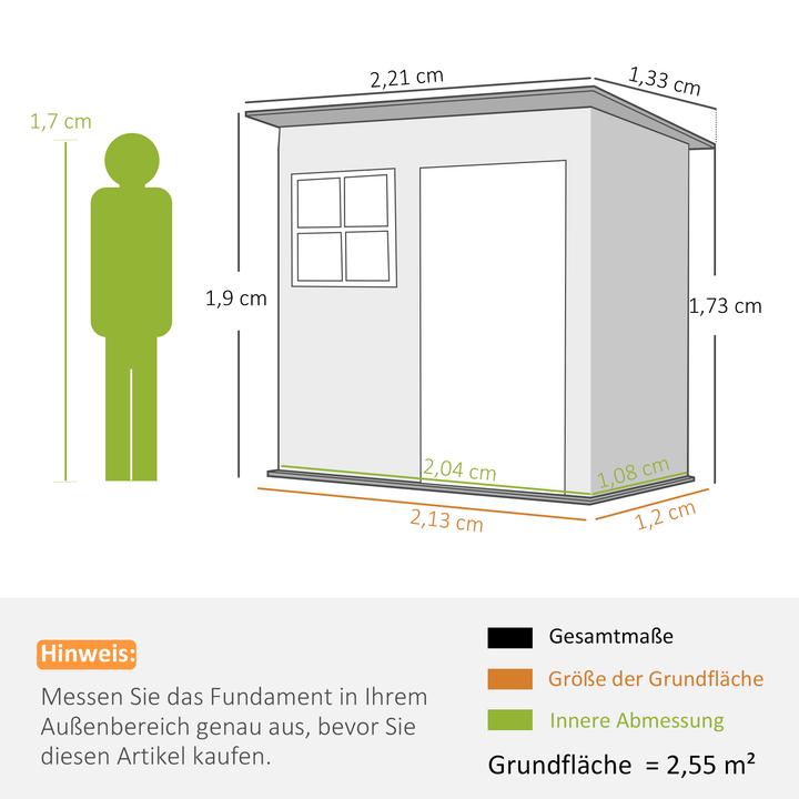 Produktbild Outsunny Gerätezelt