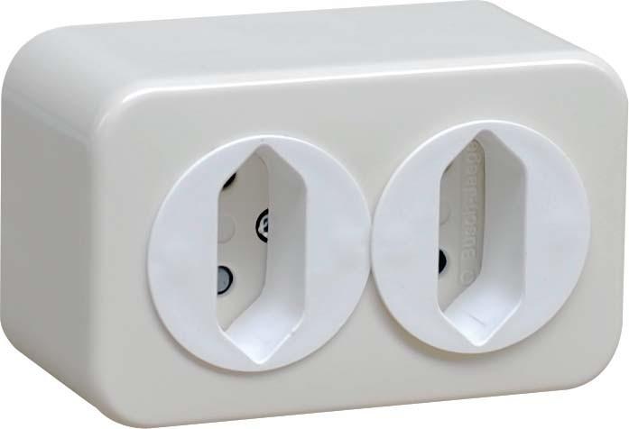 Actual product image Striebel & John GmbH & Co. KG Double earthed socket 230V ZE225