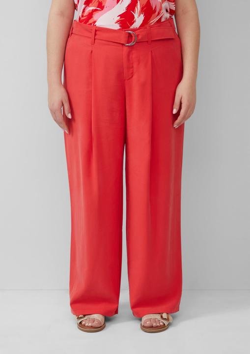 Image du produit S.Oliver Hose Wide-Leg-Hose aus Viskosemix mit Stoffgürtel (44)