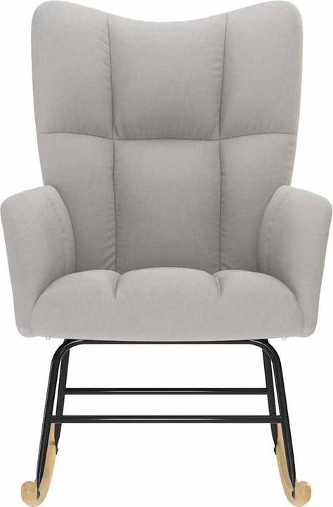 Actual product image vidaXL Schaukelstuhl mit Fusshocker