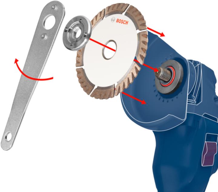 Image du produit Bosch Professional Zubehör Disque diamant PRO Multi Material, 230 x 22,23 mm