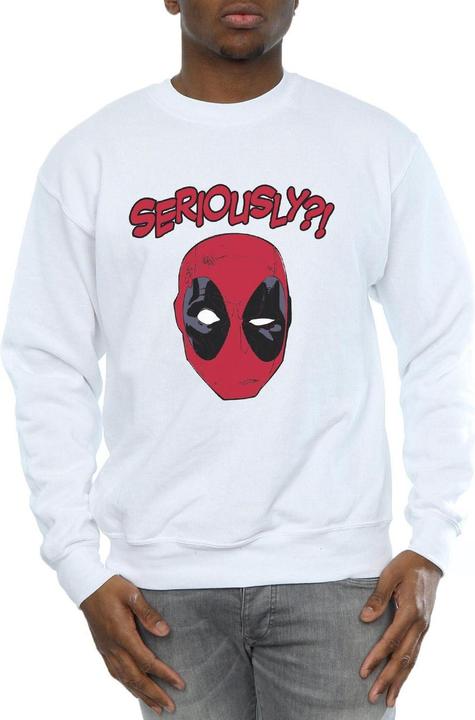 Actual product image Mens Deadpool Seriously Sweatshirt (L)