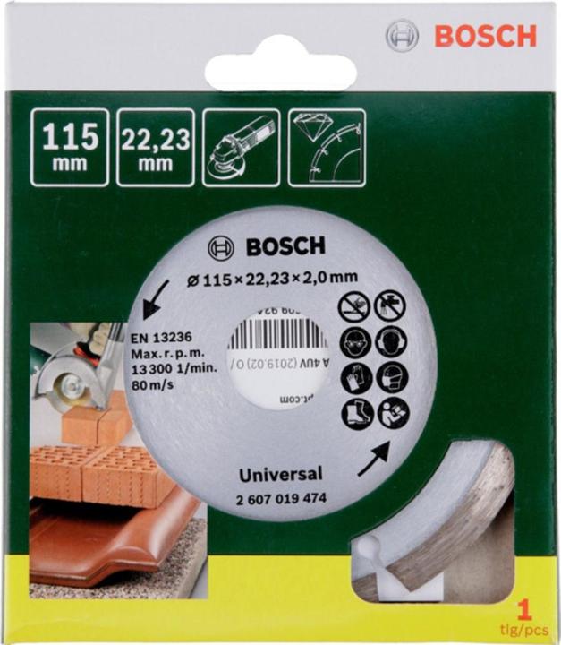 Produktbild Bosch Zubehör Diamanttrennscheibe für Baumaterial, Ø 115 mm