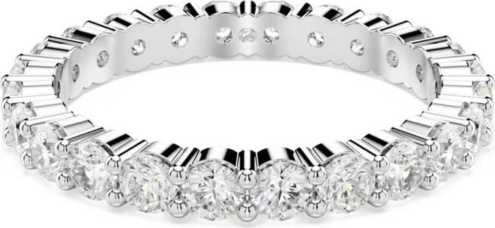 Produktbild Swarovski Matrix Vittore Ring Rundschliff Weiss Silberfarbenes Finish (52)