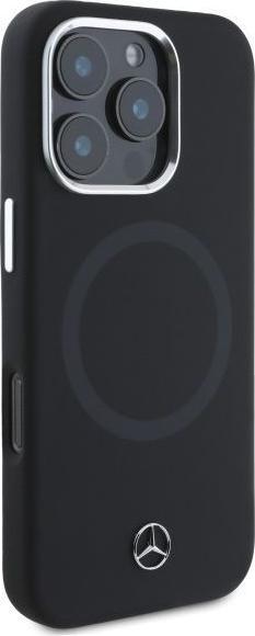Actual product image Mercedes MEHMP16L23SUTTK iPhone 16 Pro 6.3" czarny/black hardcase Silicone Tonal Logo MagSafe (Apple iPhone 16 Pro)