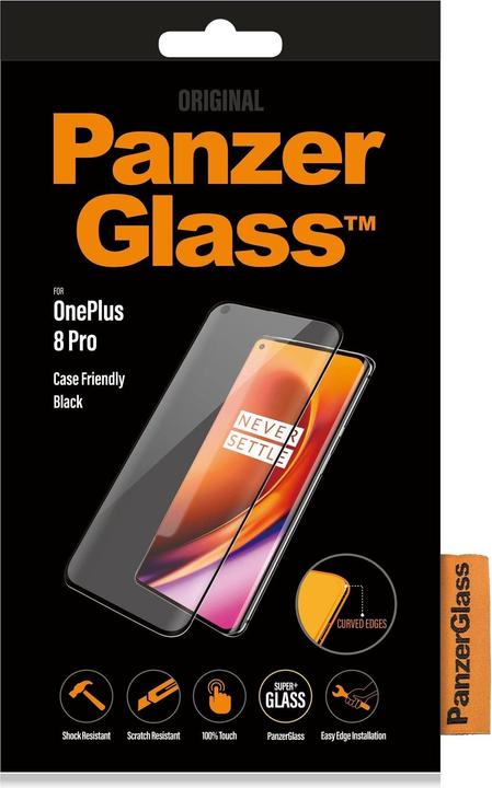 Actual product image PanzerGlass Case Friendly (1 Piece, OnePlus 8 Pro)