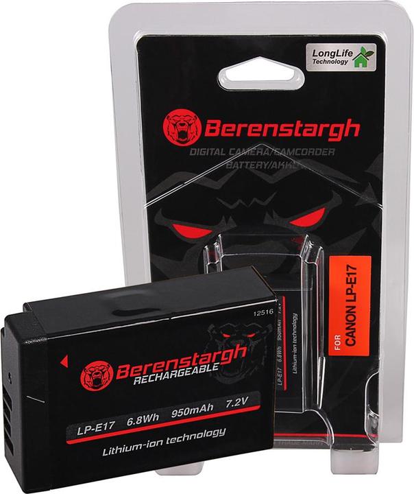 Produktbild Berenstargh Akku f. Canon LP-E17 EOS 200D 750D 760D 8000D Kiss X8i M3 Rebel Rebel T6i (Kamera Akku)