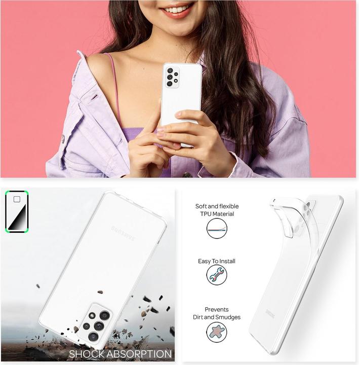 Produktbild Nalia Klare Handyhülle (Samsung Galaxy A52)