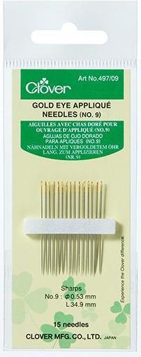Actual product image Clover Sewing needle 3.49 cm 0.53 mm