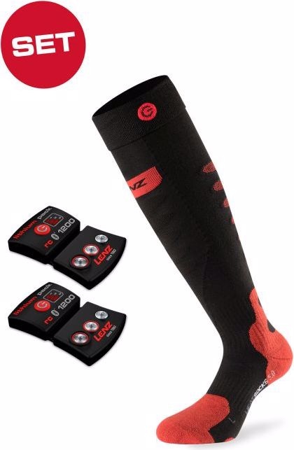 Produktbild Lenz Heat Sock 5.0 Toe Cap + Lithium Pack rcB 1200 Set (39 - 41)