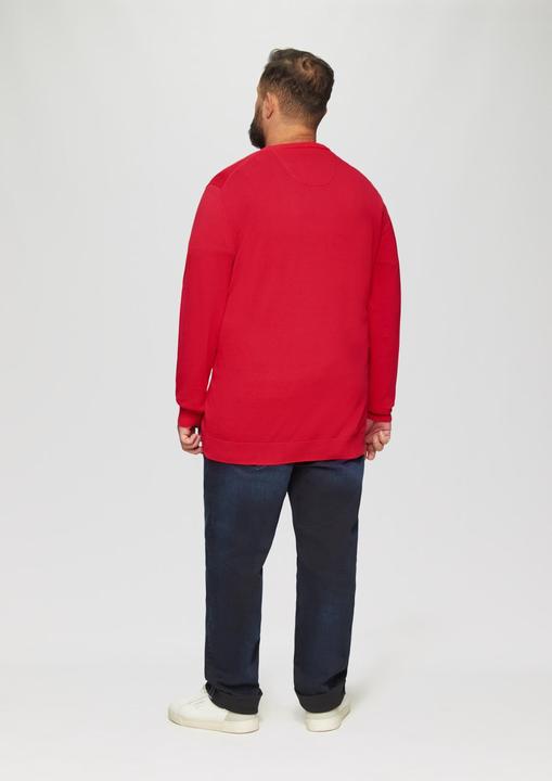 Produktbild s.Oliver Strickpullover Strickpullover mit Crewneck (3XL)