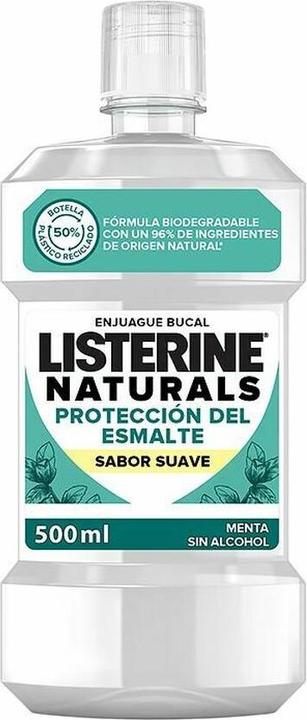 Image du produit Listerine NATURALS enjuague bucal reparador esmalte 500 ml (500 ml, Bains de bouche)