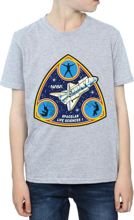Actual product image Nasa Boys Classic Spacelab Life Science T-Shirt (116)
