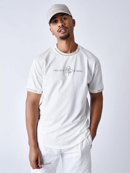 Actual product image Project X Paris T-shirt with contrasting logo band (L)