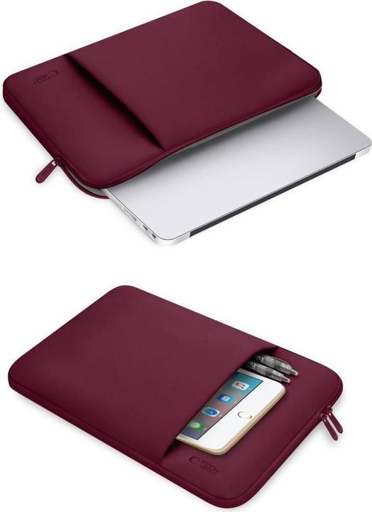 Productafbeelding Tech-Protect Neoprene 14 Laptop Case - Burgundy (14")