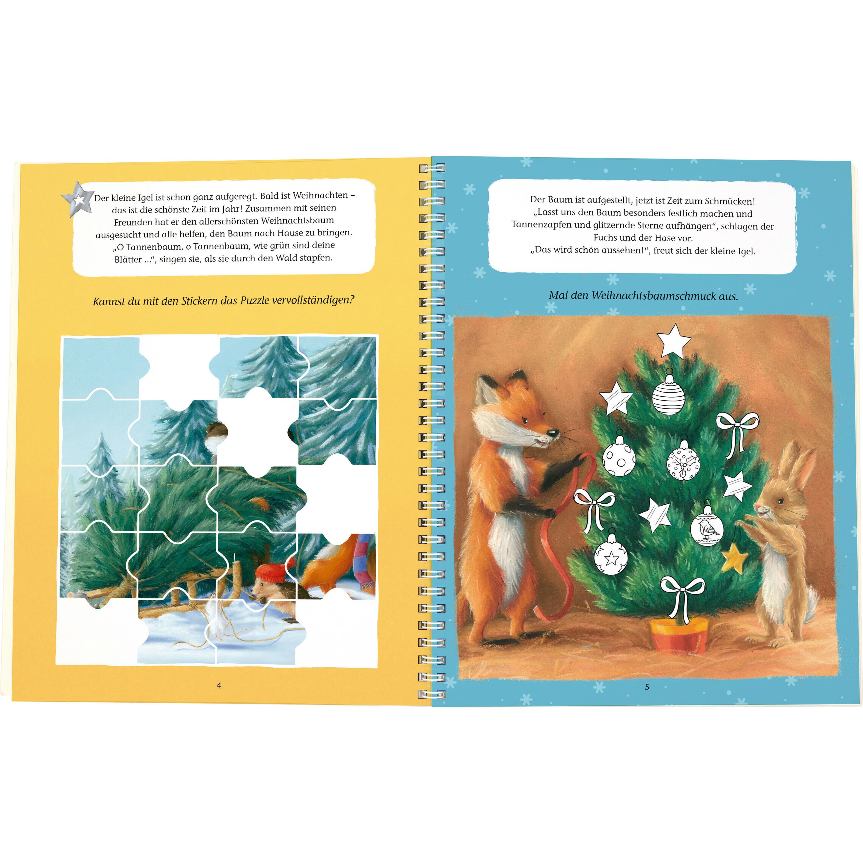 Thumbnail - Freu dich mit dem kleinen Igel auf Weihnachten, Kinderbücher von M Christina Butler, Tina MacNaughton