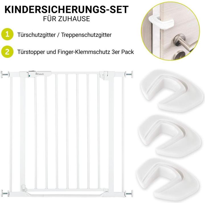 Produktbild Hauck Tür- & Treppenschutzgitter Türschutzgitter Clear Step Autoclose 2 + (75 - 80 cm)