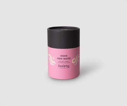 Actual product image Twisty TWISTY Wave New World jedwabny czepek do włosów kręconych Multi (1 pcs.)