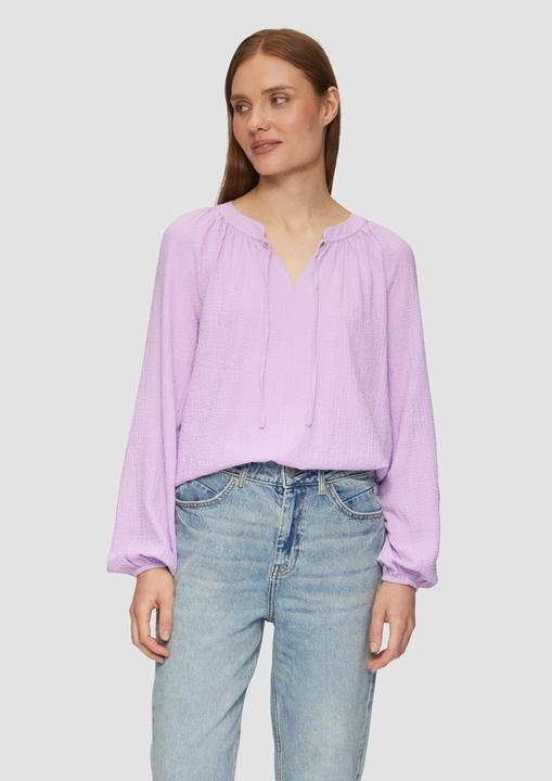 Produktbild s.Oliver Bluse Strukturierte Bluse mit Raffdetails (36)