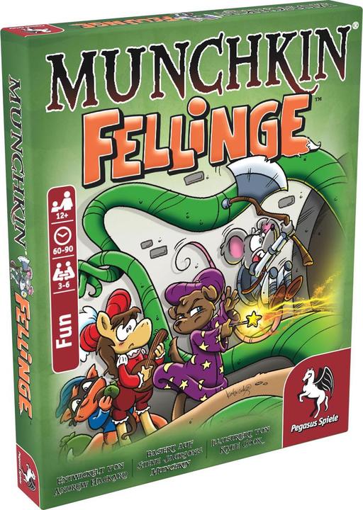Produktbild Pegasus Kartenspiel Munchkin Fellinge (Deutsch)