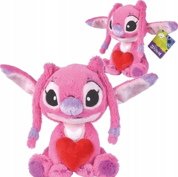 Actual product image Simba Disney Peluche Stitch Angel Coeur 25cm (25 cm)