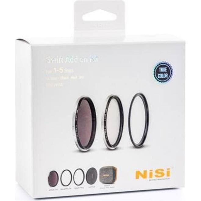 Nisi Swift Kits (95 mm, ND- / Graufilter, 95 mm), Objektivfilter, Schwarz