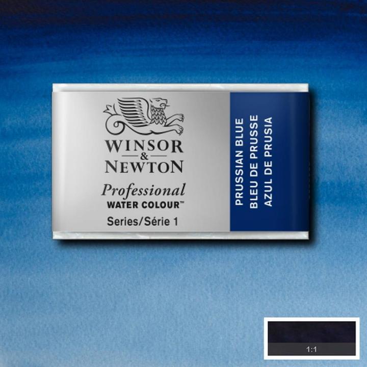 Actual product image Winsor & Newton Watercolour Artists (Prussian Blue)