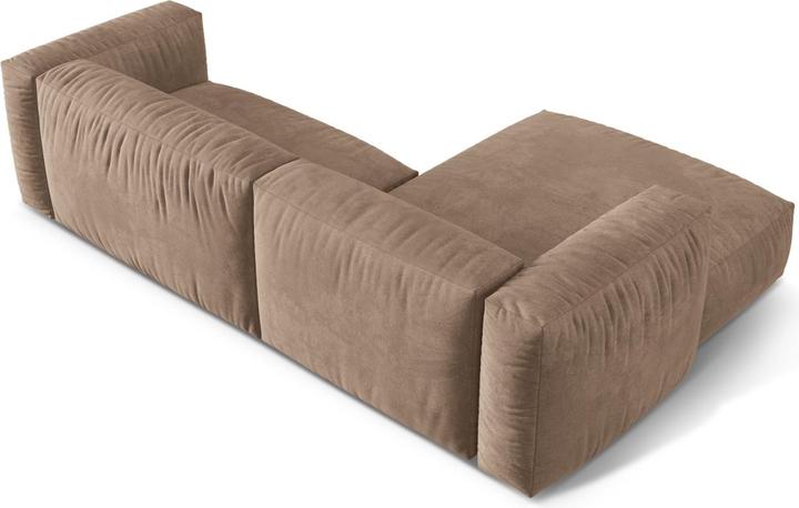 Actual product image Micadoni Modular Left Corner Sofa, "Martina", 2 Seats, 283x176x75 Made in Europe (Corner sofa, Modular sofa)
