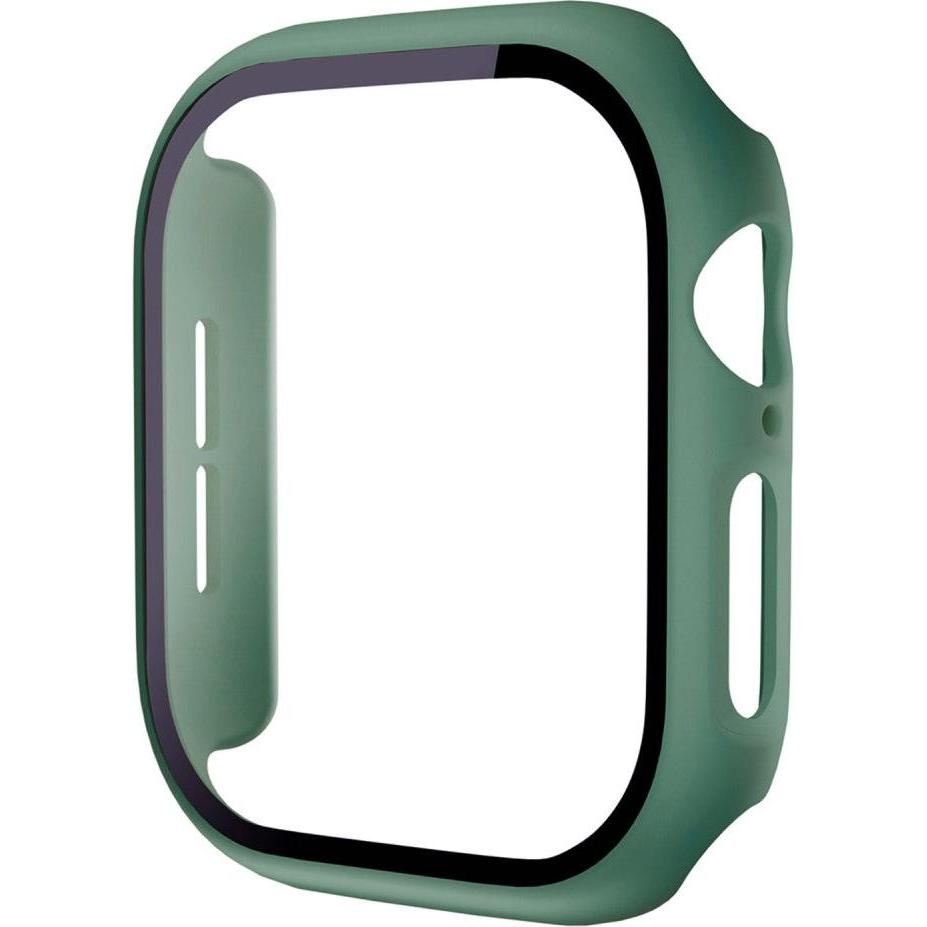 Cover-Discount Apple Watch 10 - 46mm - Hartschalen Case mit Panzerglas, Smartwatch Zubehör, Grün