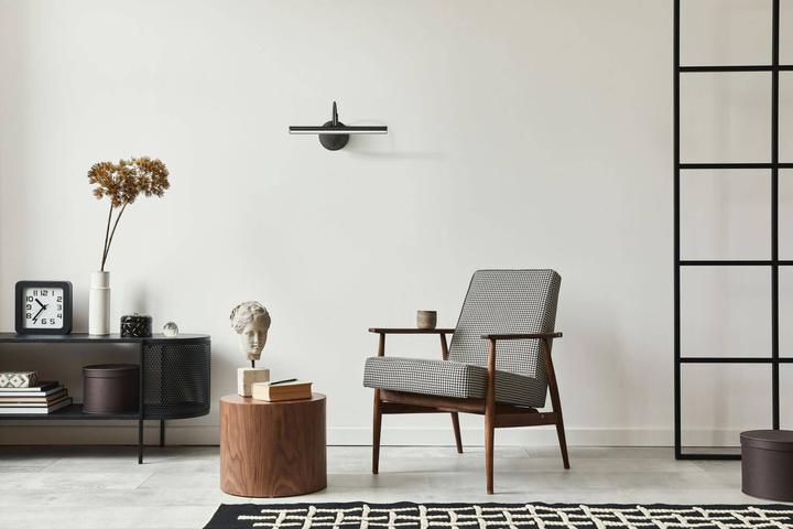 Produktbild Fischer & Honsel Honsel Wandleuchte Nami - sandschwarz/Acrylblende satiniert (30426)