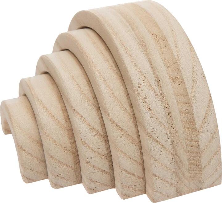 Immagine prodotto Rico Design Arcobaleno di legno, 5 pezzi, legno di pino (18 x 9 x 5 cm)