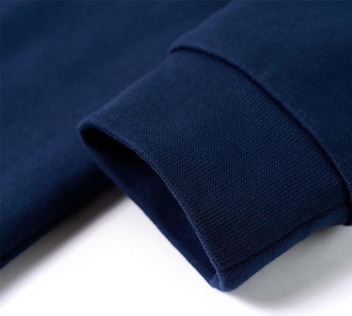 Produktbild vidaXL Kinder-Pulloverkleid Marineblau 92,Material: 95 % Baumwolle (92)