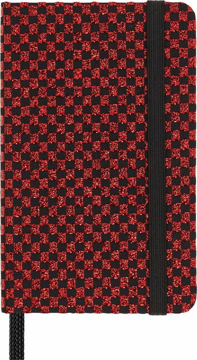 Actual product image Moleskine Shine notebook, XS, blank, red (Plain)