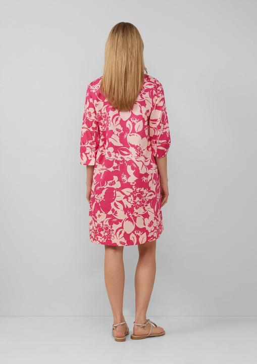 Image du produit S.Oliver Kleid Kurzes Popeline-Kleid mit Print und Knopfleiste (38)