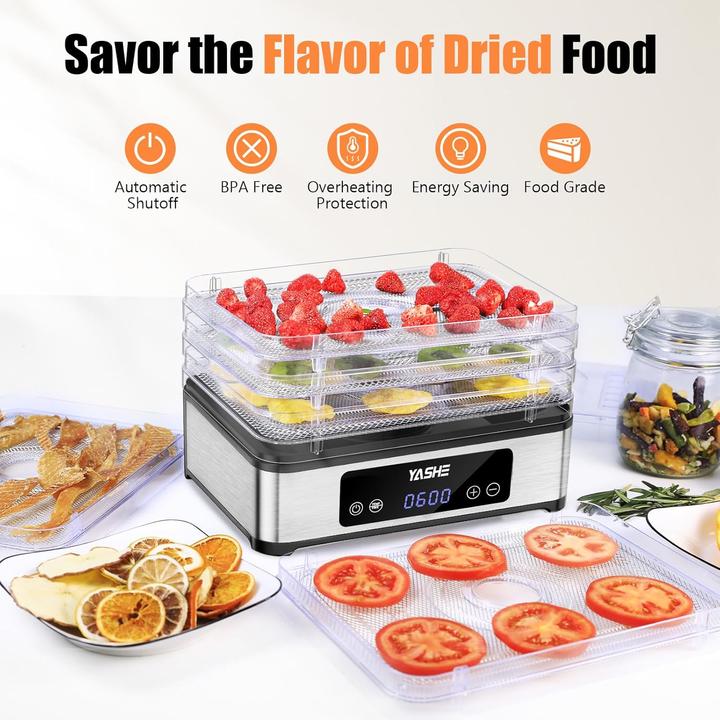 Actual product image Yashe Dörrautomat mit 5 Etagen