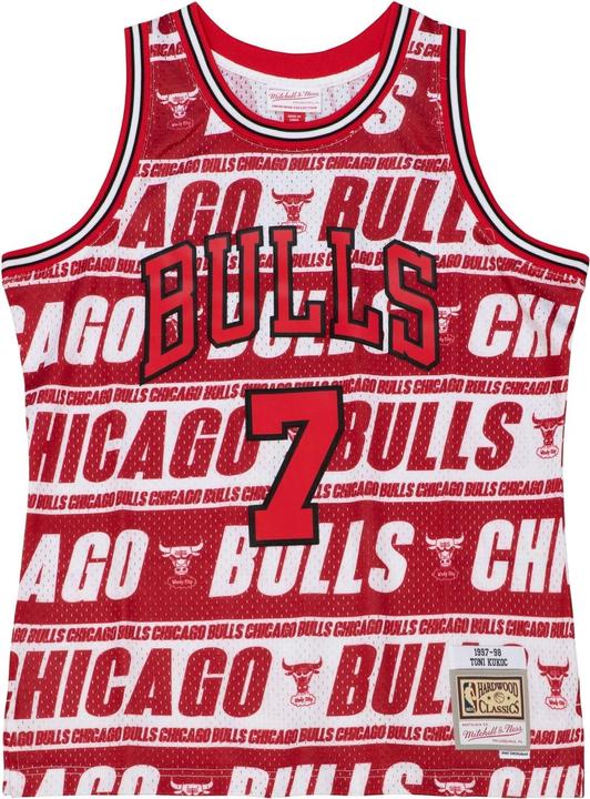 Actual product image Mitchell & Ness Swingman Teamwrap Mesh Jersey Chicago Bulls Toni Kukoc - L (L)