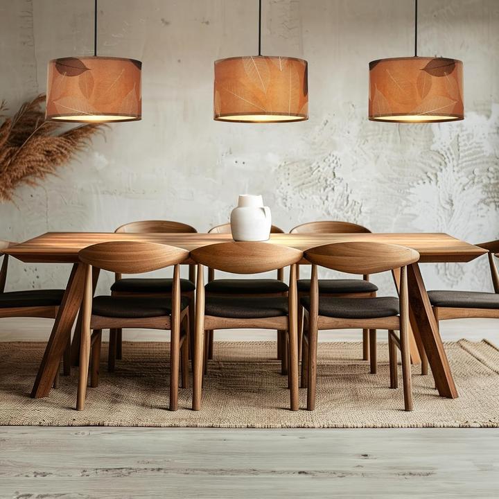 Image du produit Briloner Suspension, noir / naturel, excl.3x E27/max. 10W (E27)