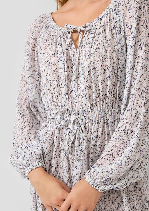 Produktbild s.Oliver Langes Chiffonkleid mit Blümchenprint und seperatem Unterkleid (38)