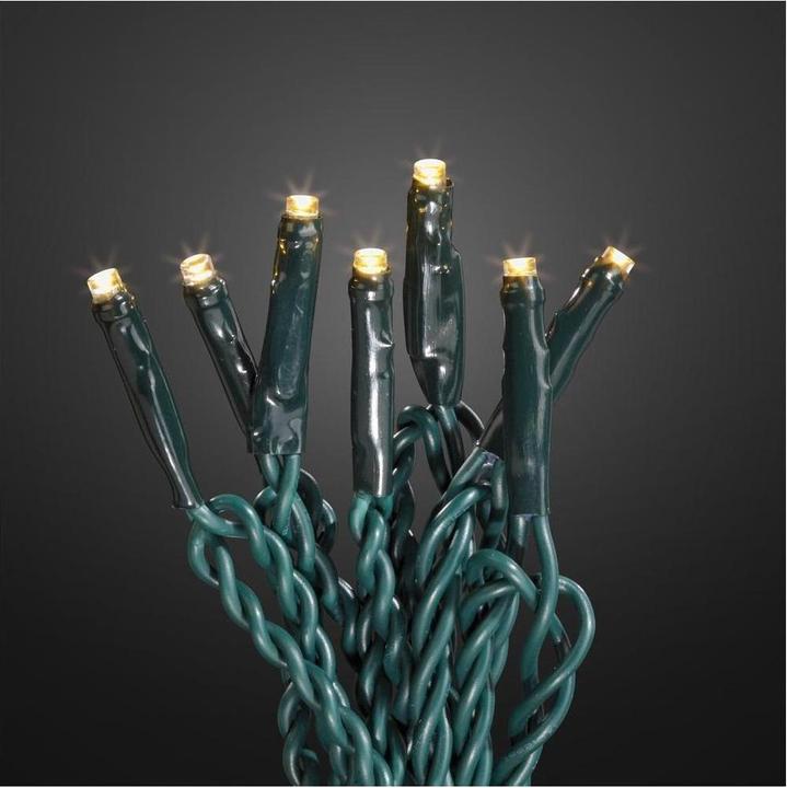 Productafbeelding Hellum 577334 LED feeënlampjes 80 LED's warm wit / 17,9 m / binnen & buiten/snoer 10 m groen (17.90 m)