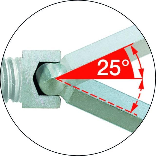 Actual product image Wiha Bit Professional Hexagonal ball end 1/4" (25741) 5,0 x 50 mm (5.0 x 50 mm)