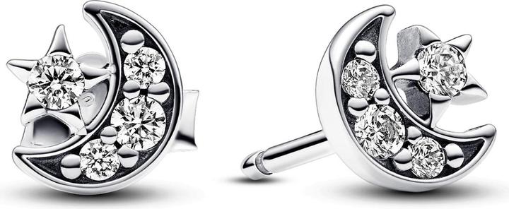 Produktbild Pandora Funkelnde Mond & Stern Ohrringe (Sterlingsilber)