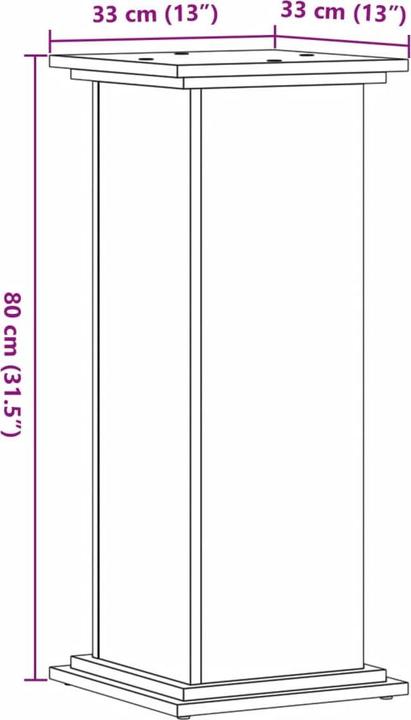 Actual product image vidaXL Plant stand