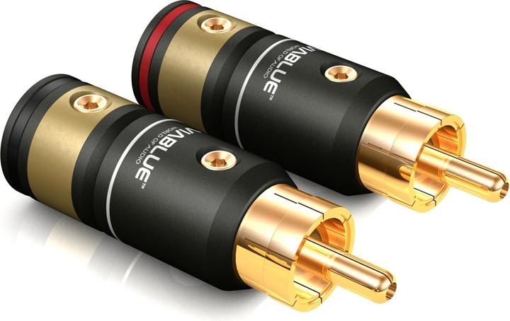 Actual product image ViaBlue NF-S1 ZILVEREN QUATTRO RCA CABLE (Stereo versie) 1 metre (1 m)
