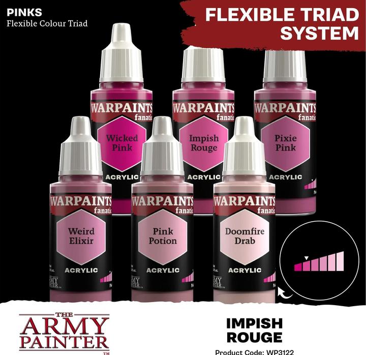 Produktbild The Army Painter Farbe Warpaints Fanatic: Impish Rouge 18 ml