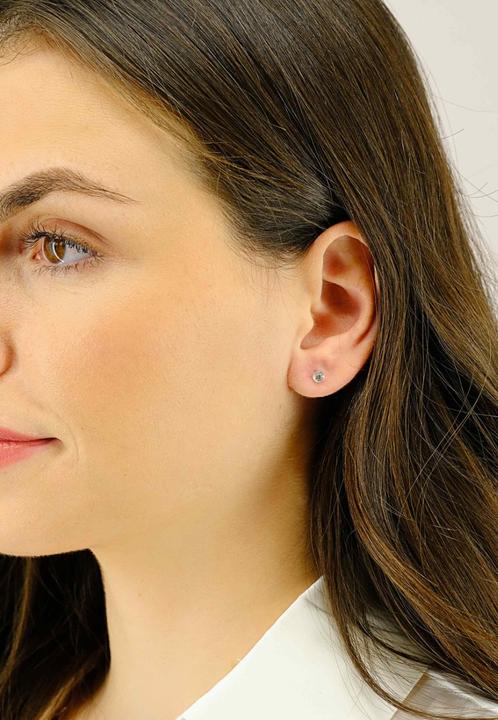 Immagine prodotto Muau Orecchini a perno (Oro bianco 750/18 carati)