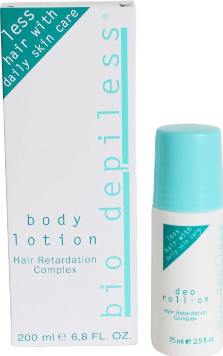 Actual product image Bio Depiless Body Lotion + Deo Roll-On (Body cream)