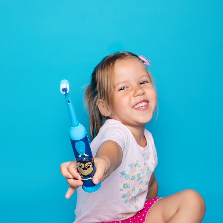 Productafbeelding Huslog Paw Patrol oscillerende kindertandenborstel KOSMO Blauw (Oscillerende tandenborstel)