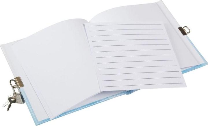 Image du produit Bruckner Brückner Tagebuch Schmetterling mit Schloss (16,5 x 16,5 cm, Blanc, Couverture rigide)