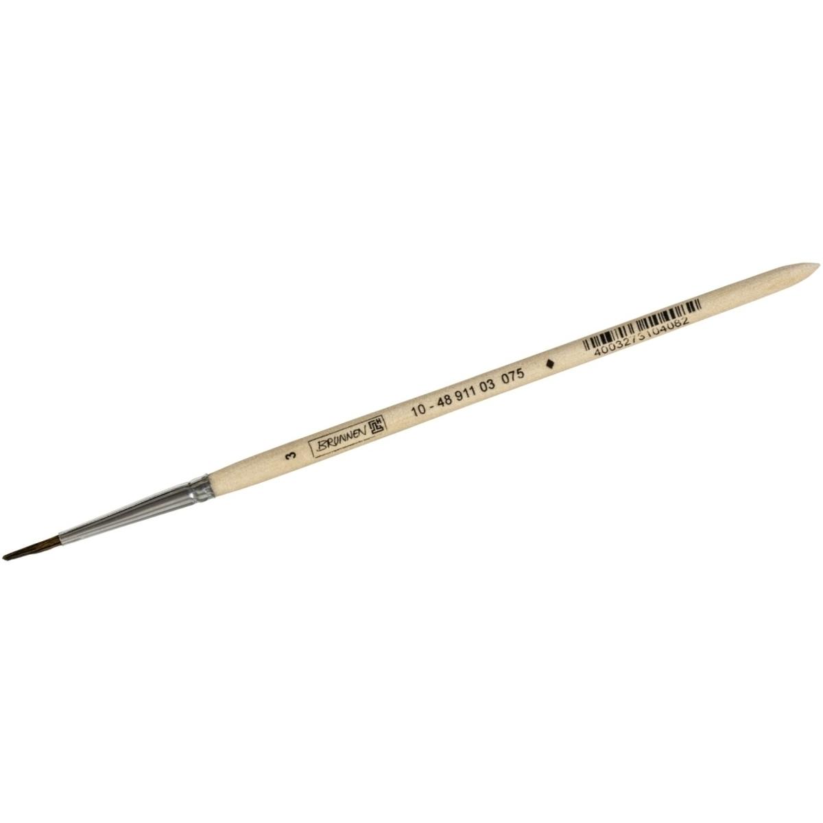 Brunnen, Pinsel, 3 Haarpinsel Grösse 3 (3 mm)
