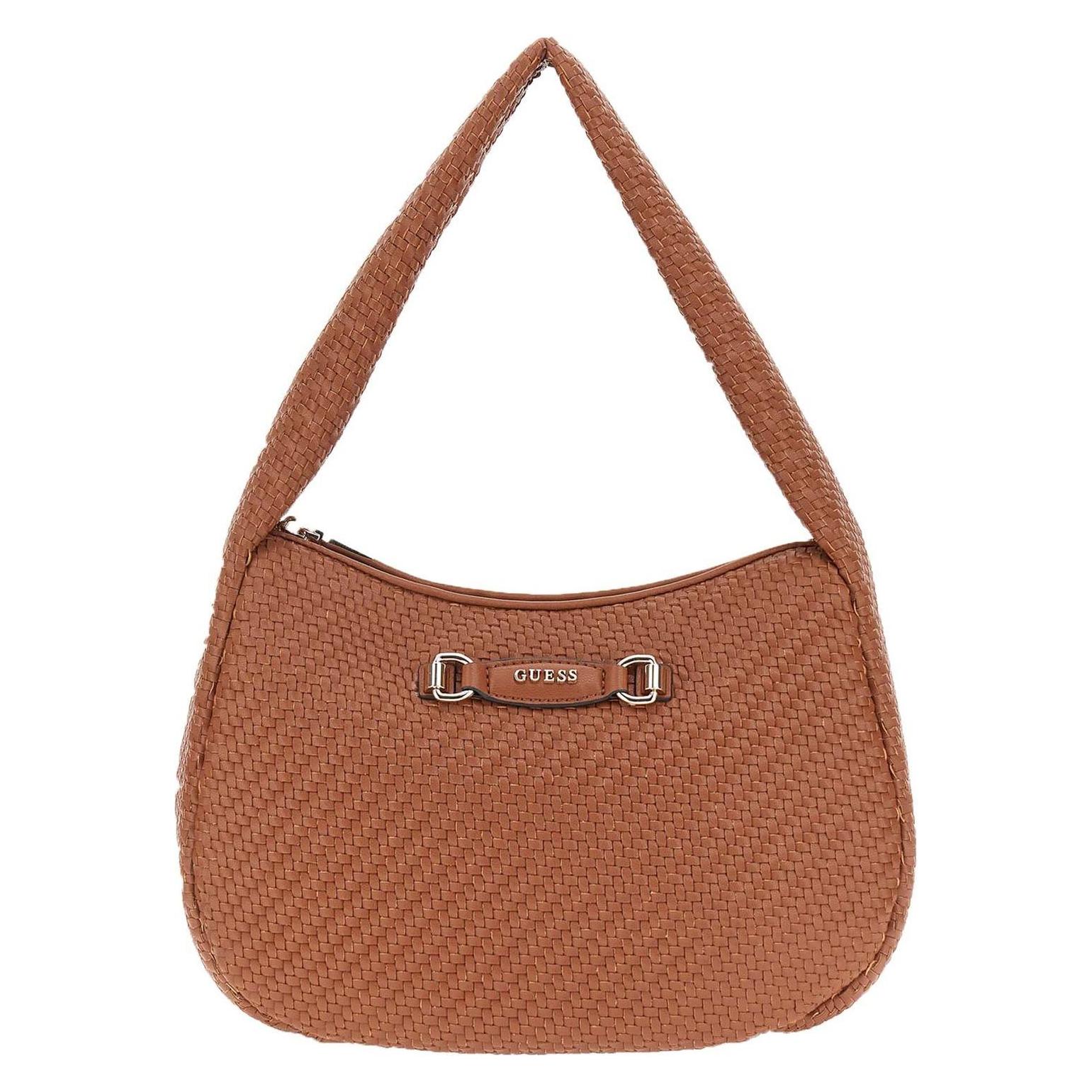 Guess, Damen, Handtasche, Francy Hobo Bag, Braun
